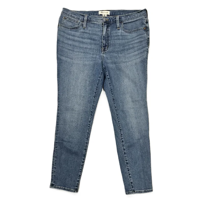 Jeans Skinny By Madewell In Blue Denim, Size: 12p Dapper Women's 1920S