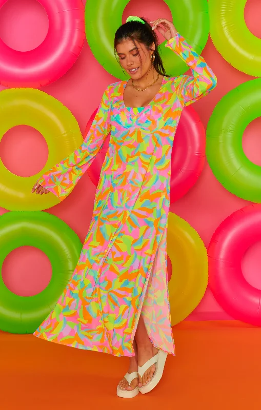 Santos Cover Up ~ Neon Tropics Edgy Women's Punk