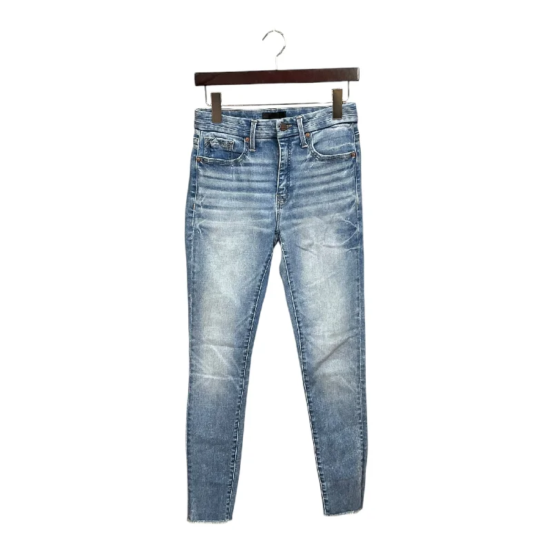 Jeans Skinny By Buckle Black In Blue Denim, Size: 4 Sophisticated Women's 
