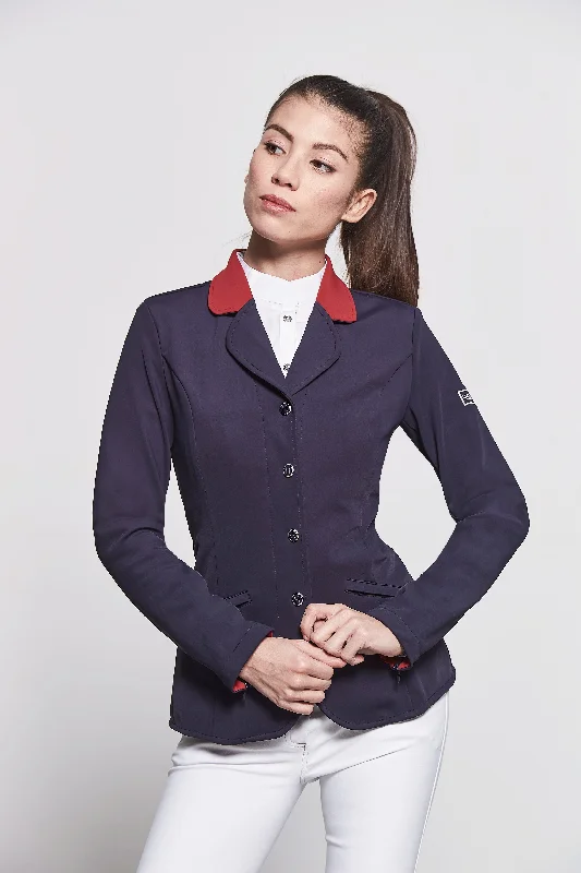 French Team Competition Jacket Dapper Women's Bow - adorned