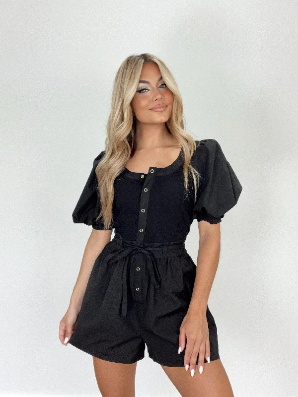 Charmingly Chic Romper Laid - back Women's Style