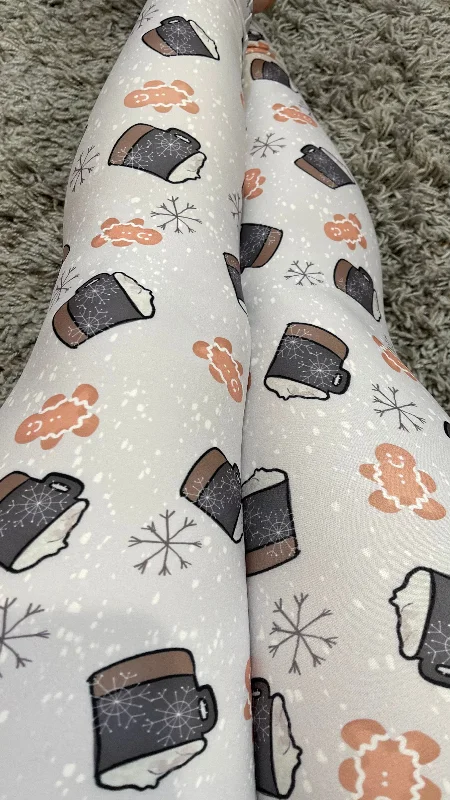 Gingerbread Cocoa Leggings Modern Women's 