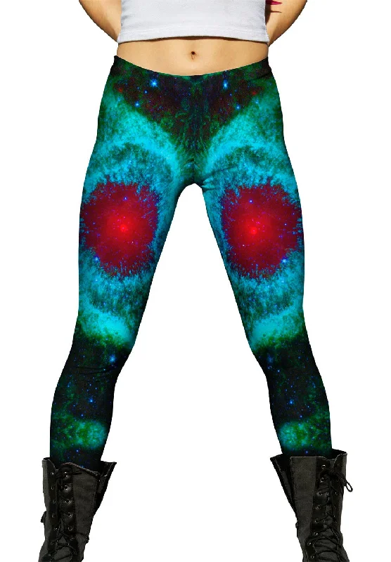 Space Galaxy Helix Nebula Green Confident Women's High - fashion