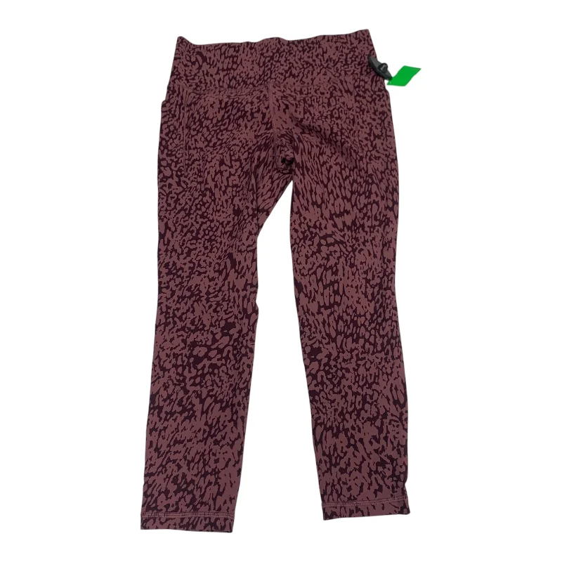Athletic Leggings Capris By Athleta In Purple, Size: M Refined Women's 