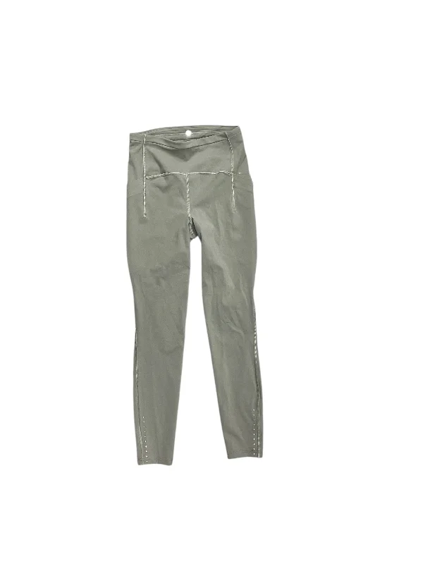 Athletic Leggings By Lululemon In Grey, Size: 4 Bold Women's Statement