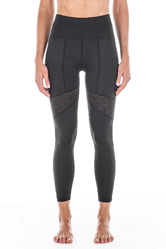 New Black / Italian Mesh | Moana Activewear Leggings Vacation
