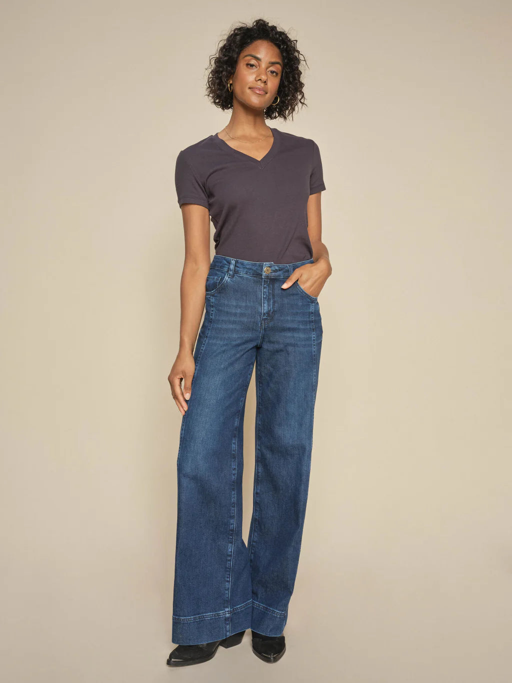 Mos Mosh Long Reem Epic Dark Blue Jeans Disco