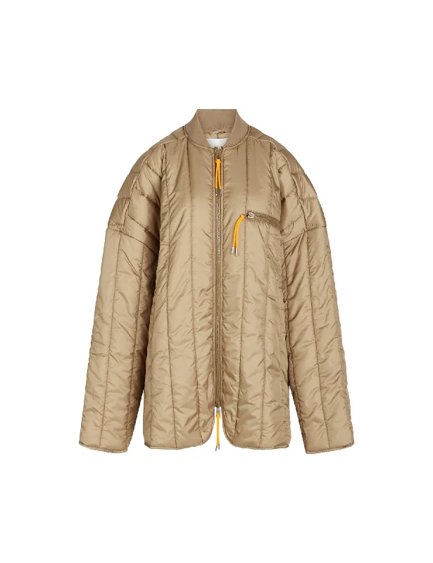 Recy Poly Rip Cathal Jacket,  Petrified Oak purpose