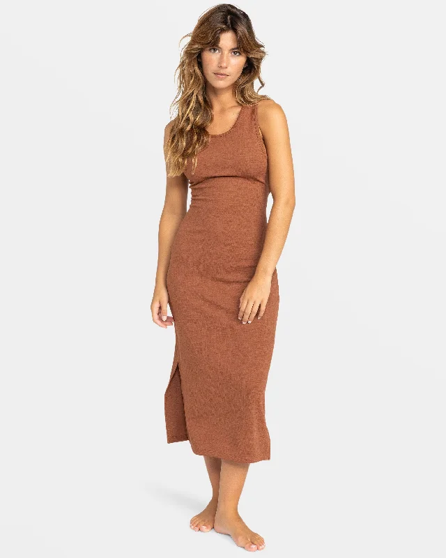 Good Keepsake Midi Dress - Russet Bohemian Women's Free