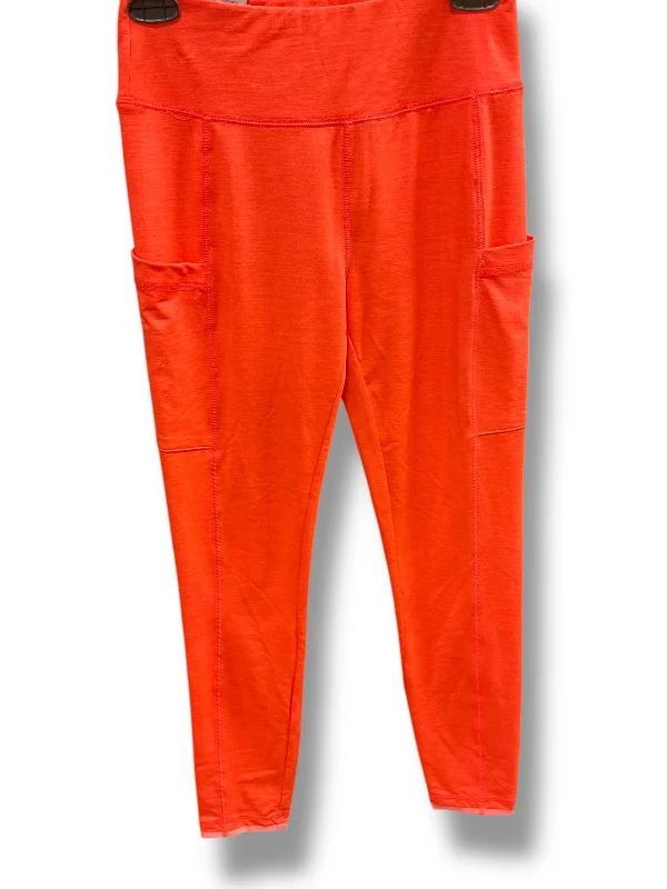 Athletic Leggings By Vineyard Vines In Orange, Size: S Feminine Women's Style 