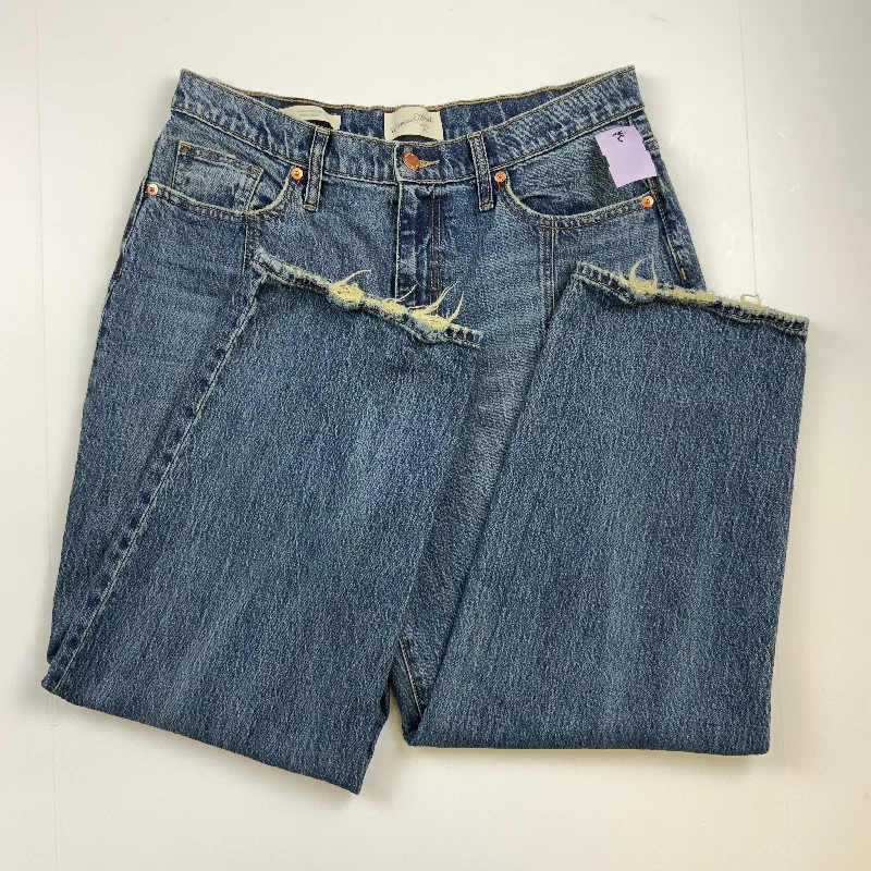 Jeans Straight By Universal Thread In Blue, Size: 12 Traditional Women's 