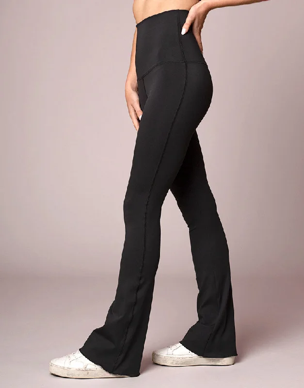Freestyle Flare Legging Black Casual Women's Loose - fitting