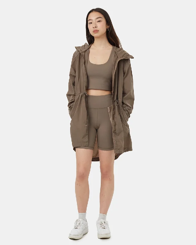Recycled Nylon Long Jacket Refined Women's Classic 
