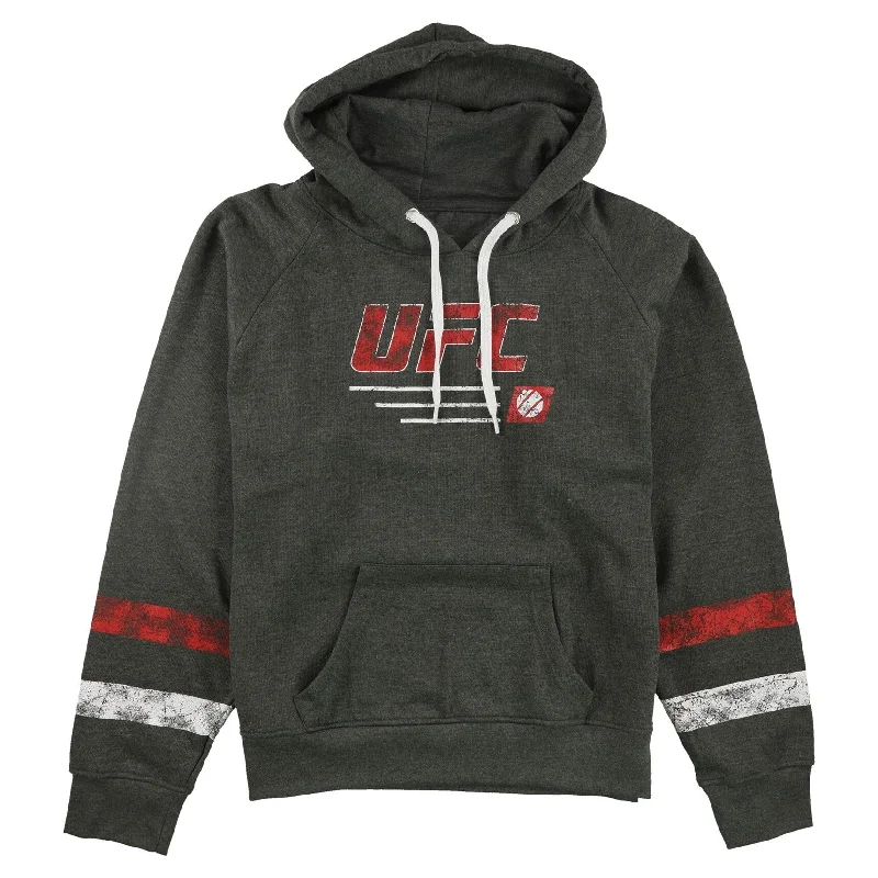 Ufc Womens Striped Pullover Hoodie Sweatshirt Trendy Women's Oversized