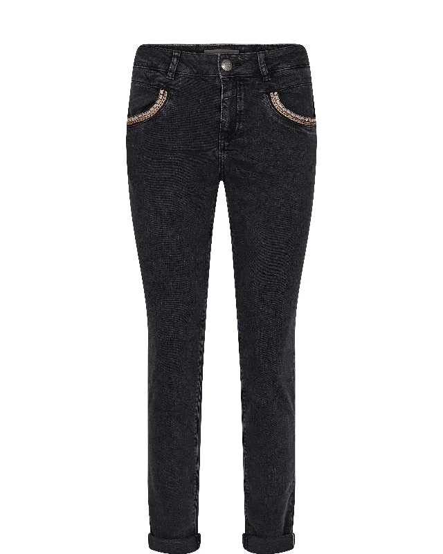 Mos Mosh Grey Regular Naomi Gringio Jeans Cool Women's Skate