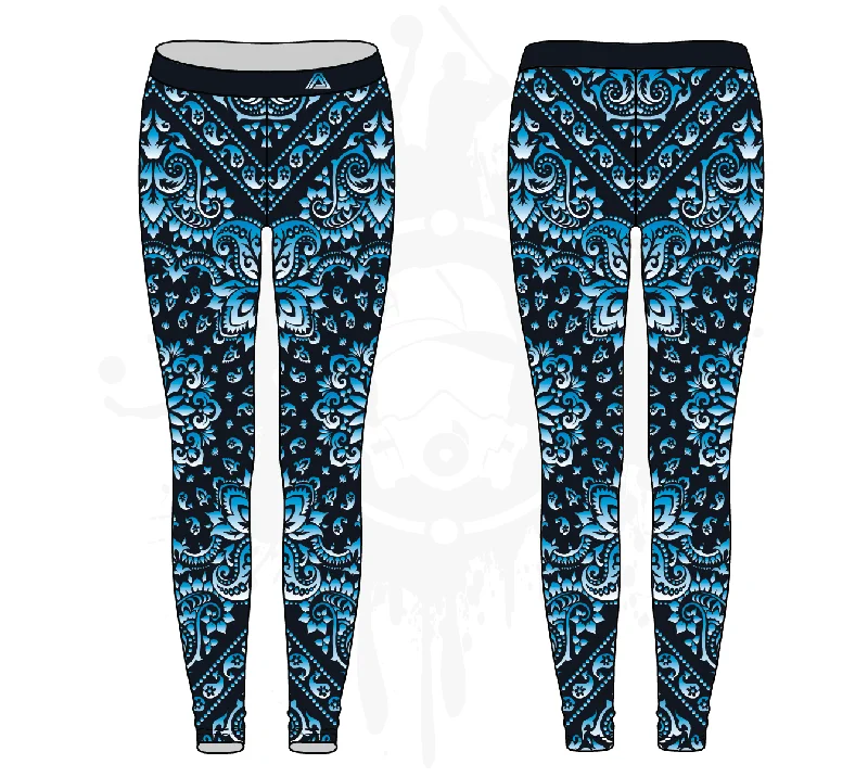 Bandana Womens Leggings: Gradient (7 Colors Available) Laid - back Women's Style