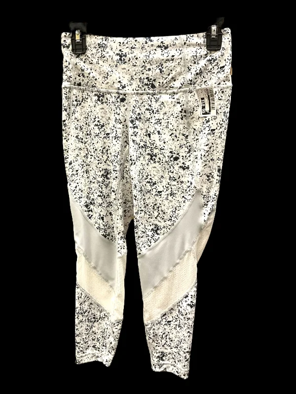 Athletic Leggings By Athleta In Grey & White, Size: S Cashmere