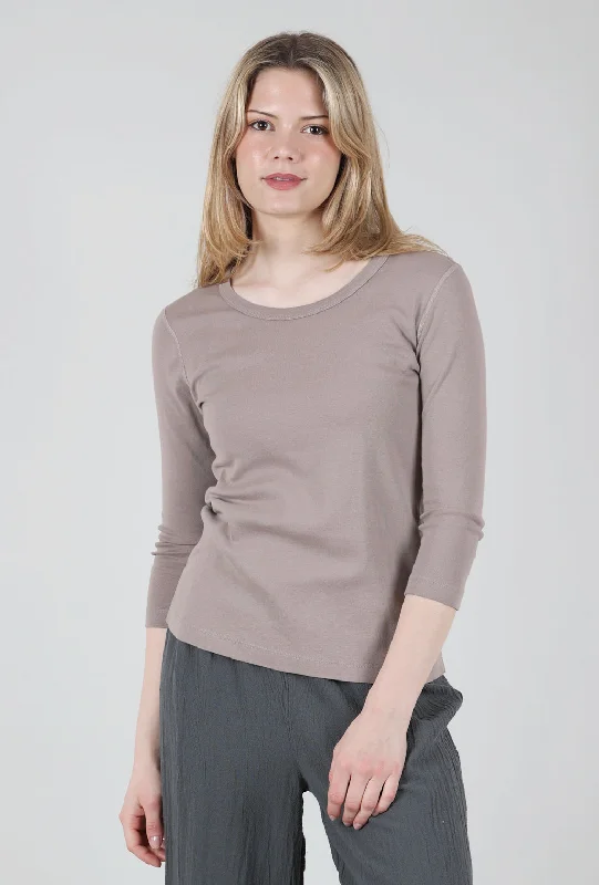 3/4-Sleeve Crew Tee, Cement French