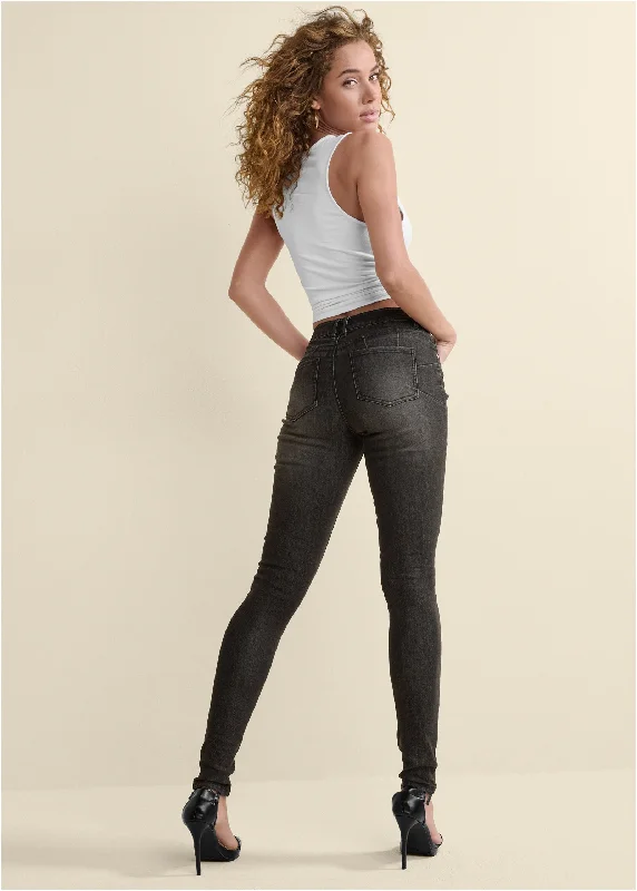 Lift Jeans - Black Denim Refined Women's Classic 