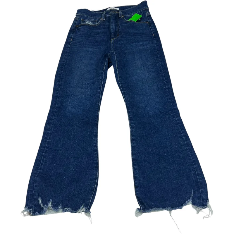 Jeans Cropped By Loft In Blue Denim, Size: 2 Bold Women's Statement