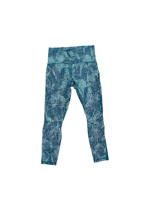 Athletic Leggings By Lululemon In Blue, Size: 8 Sustainable Organic
