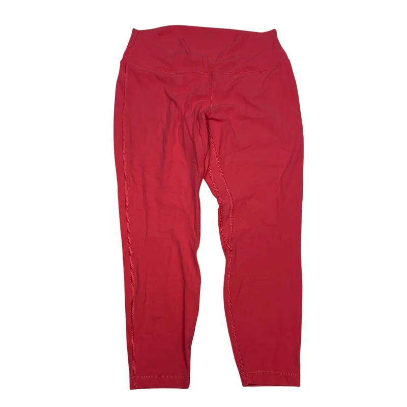 Athletic Leggings By Lululemon In Pink, Size: 14 Refined Women's Velvet