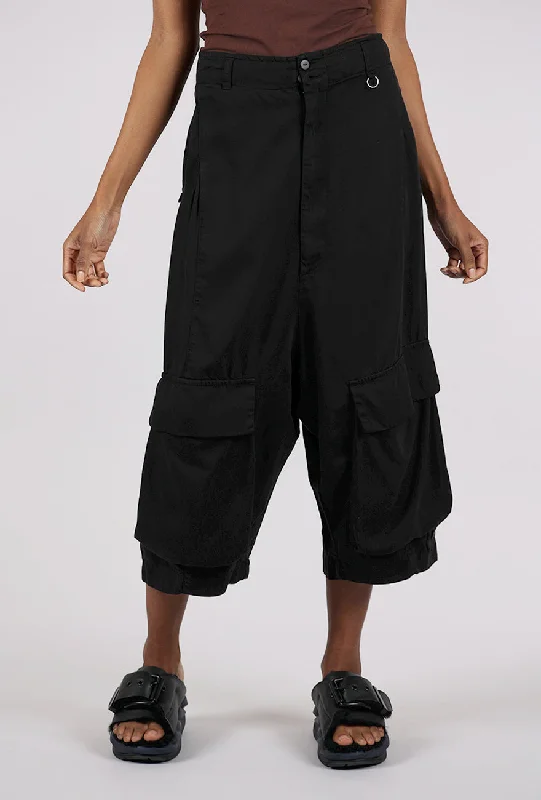 Big Pocket Pant, Black Stylish Women's Tropical 