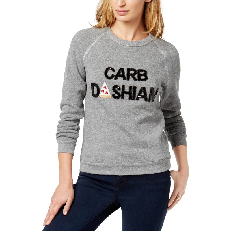 Bow & Drape Womens Carbdashian Sweatshirt Polished Women's Silk