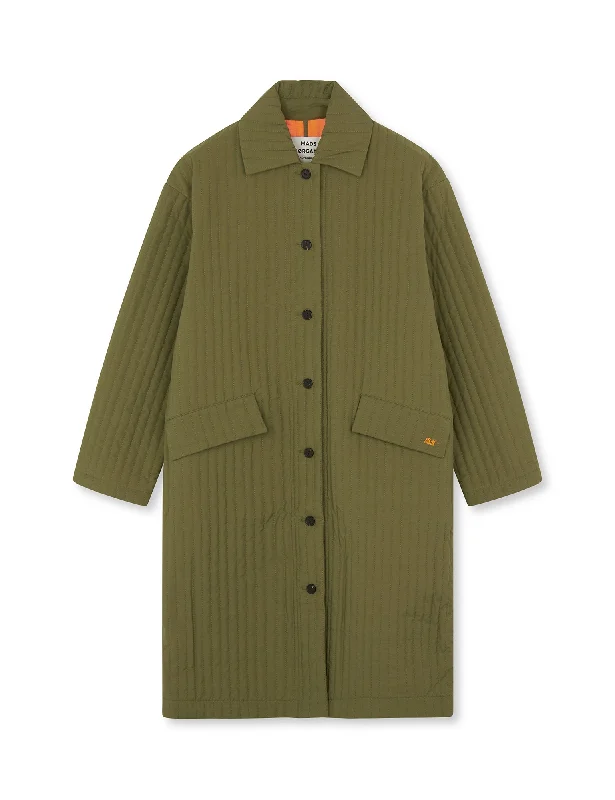 Cloud Riva Coat, Olive Branch Stylish Women's Tropical 