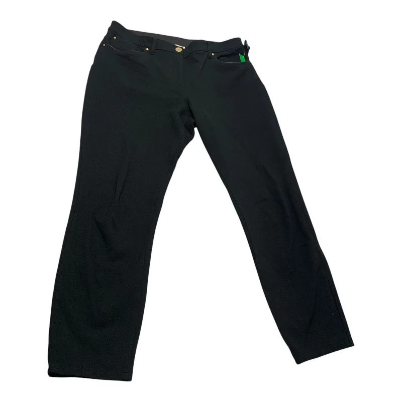 Jeans Skinny By Chicos In Black Denim, Size: M European