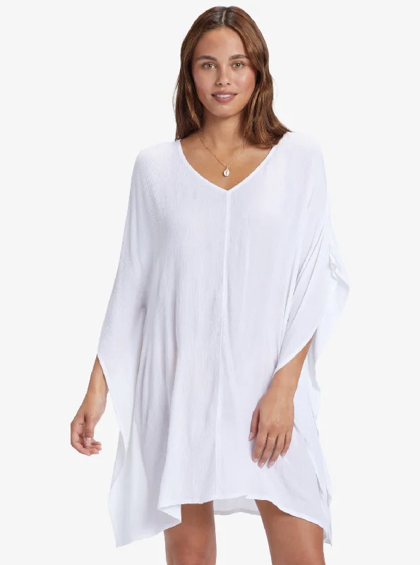 Moon Blessing Poncho - Snow White Hip Women's Urban