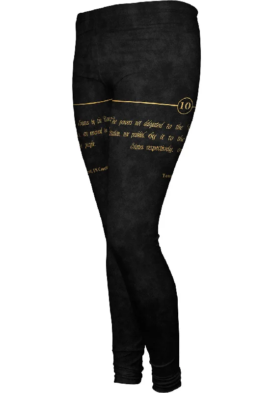 Tenth Amendment Us Constitution Minimalist Women's Casual