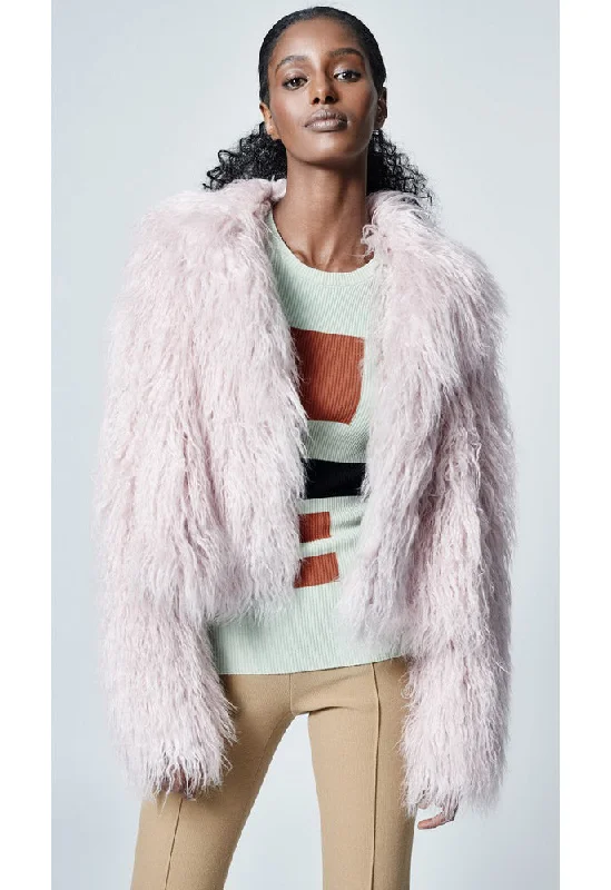 SMYTHE Faux Shearling Chubby Jacket European