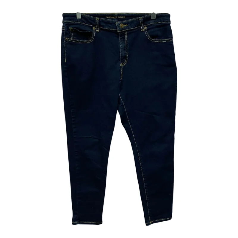 Jeans Skinny By Michael By Michael Kors In Blue Denim, Size:14 Streetwear Style for 