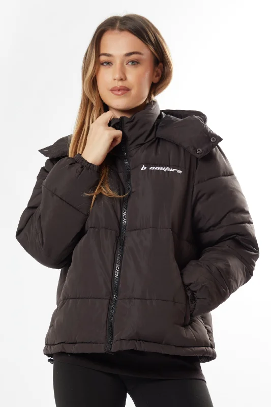 Welbeck Puffer Jacket - Black Modern Women's 
