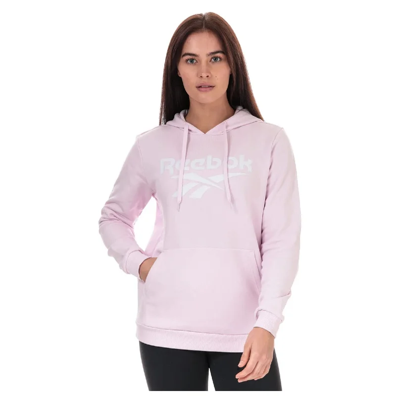 Reebok Womens Classics Vector Hoodie Sweatshirt, Pink, Small Stylish Women's Tropical 