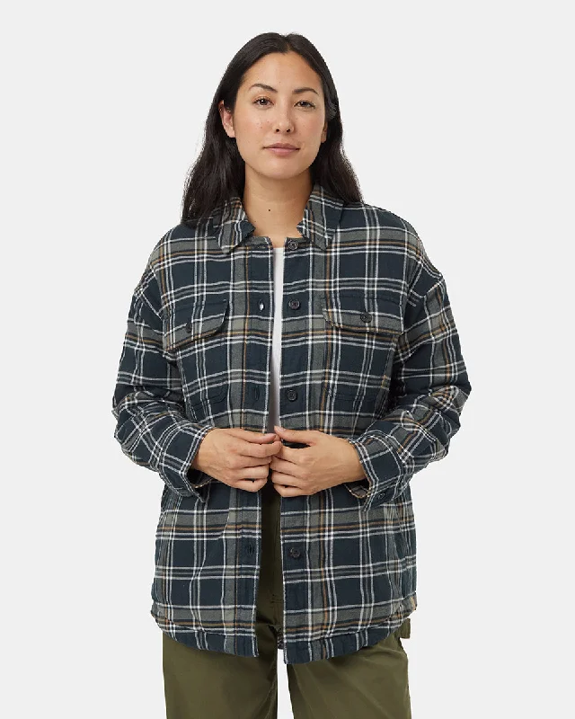 Kapok Flannel Insulated Jacket Stylish Women's Neon