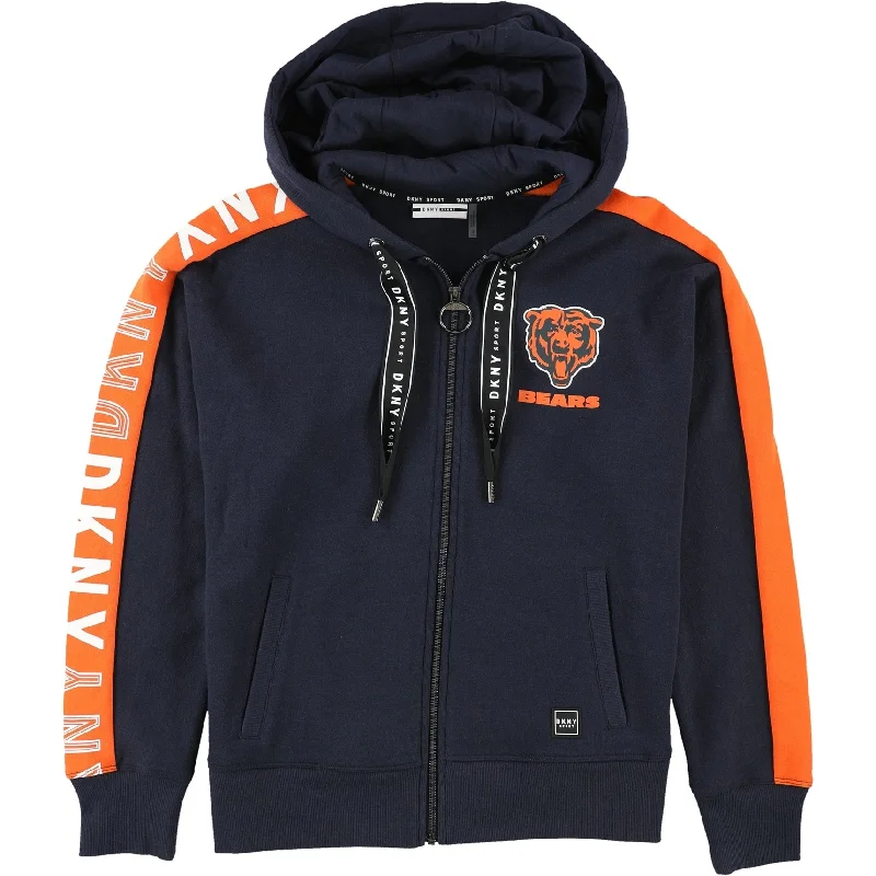 DKNY Womens Chicago Bears Hoodie Sweatshirt, Blue, Small Sporty Women's Tennis