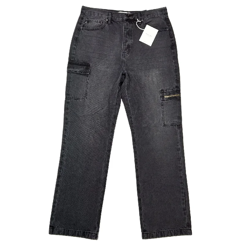 Jeans Straight By Kancan In Black Denim, Size: 8 Stylish Women's Neon