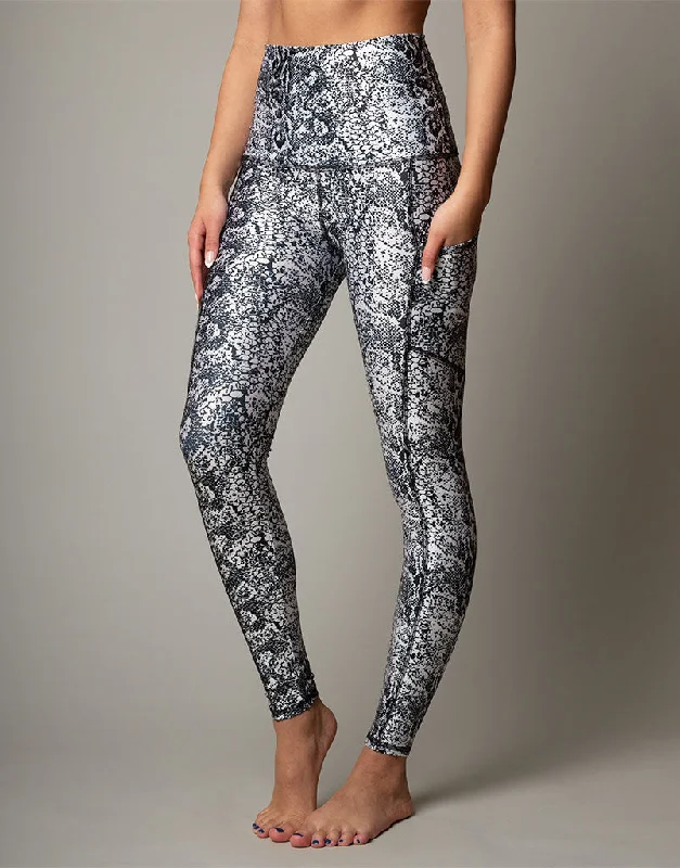Ravenna Python Pocket Legging Luxurious Women's High -  end