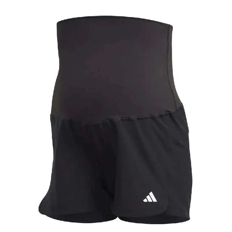 adidas - Women's Pacer Essentials Shorts (Maternity) (IB8546) Hip Women's Retro