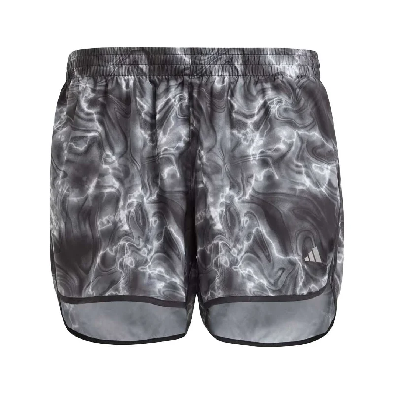 adidas - Women's Marathon 20 Allover Print 4 Inch Shorts (IL1665-4IN) Unique Women's Upcycled