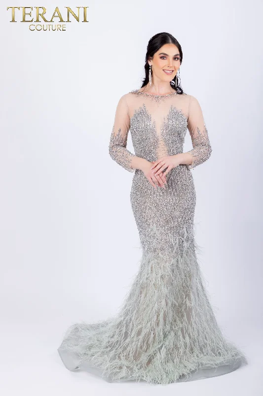 Terani Couture 232GL1437 Classic Women's Pin - striped