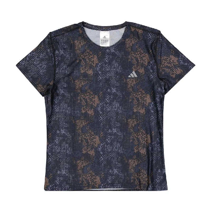adidas - Women's Fast All Over Print Running T-Shirt (HM4318) Scandinavian