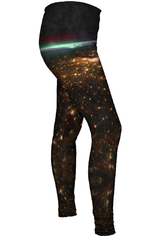 Space Midwest Night Aurora Borealis Stylish Women's Neon