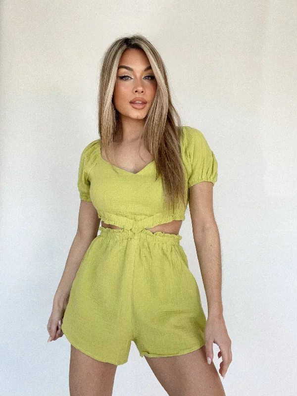 Here For The Gelato Romper Laid - back Women's Vibe