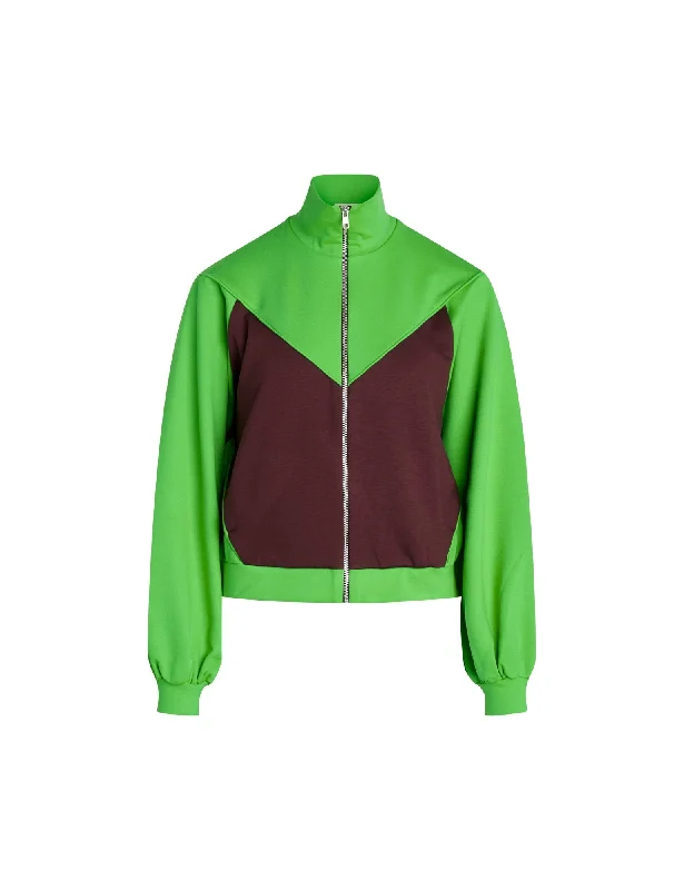 Sports Jersey Jenny Jacket,  Winetasting/Classic Green Feminine Women's Style 