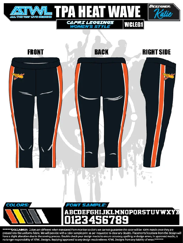 Heatwave Women's Leggings Monochromatic Office Style