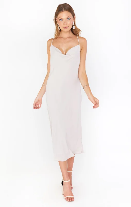 Verona Cowl Dress ~ Show Me The Ring Crisp Sophisticated Women's 
