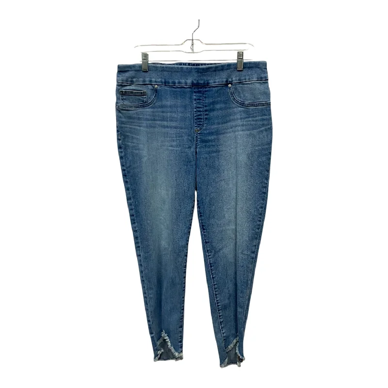 Jeans Jeggings By Chicos In Blue Denim, Size:12 Women